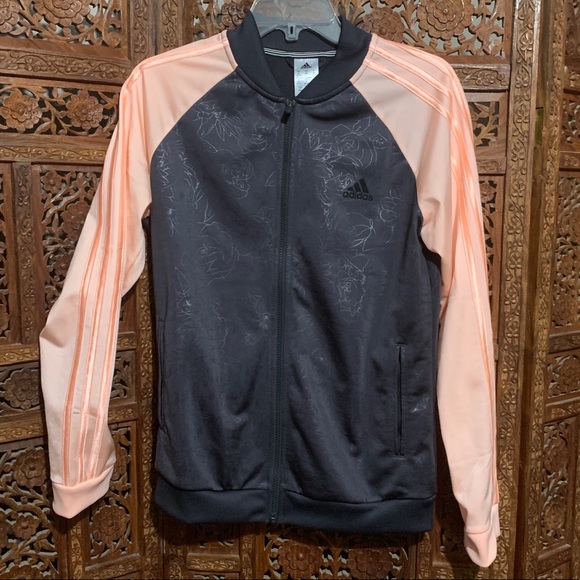 adidas Jackets & Blazers - Adidas jacket, pink and grey. Worn once.